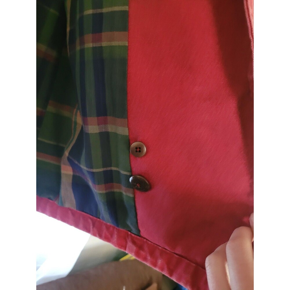 Vintage L.L.Bean PrimaLoft Barn Chore Coat Womens Medium Red Flannel Lined - Picture 13 of 15